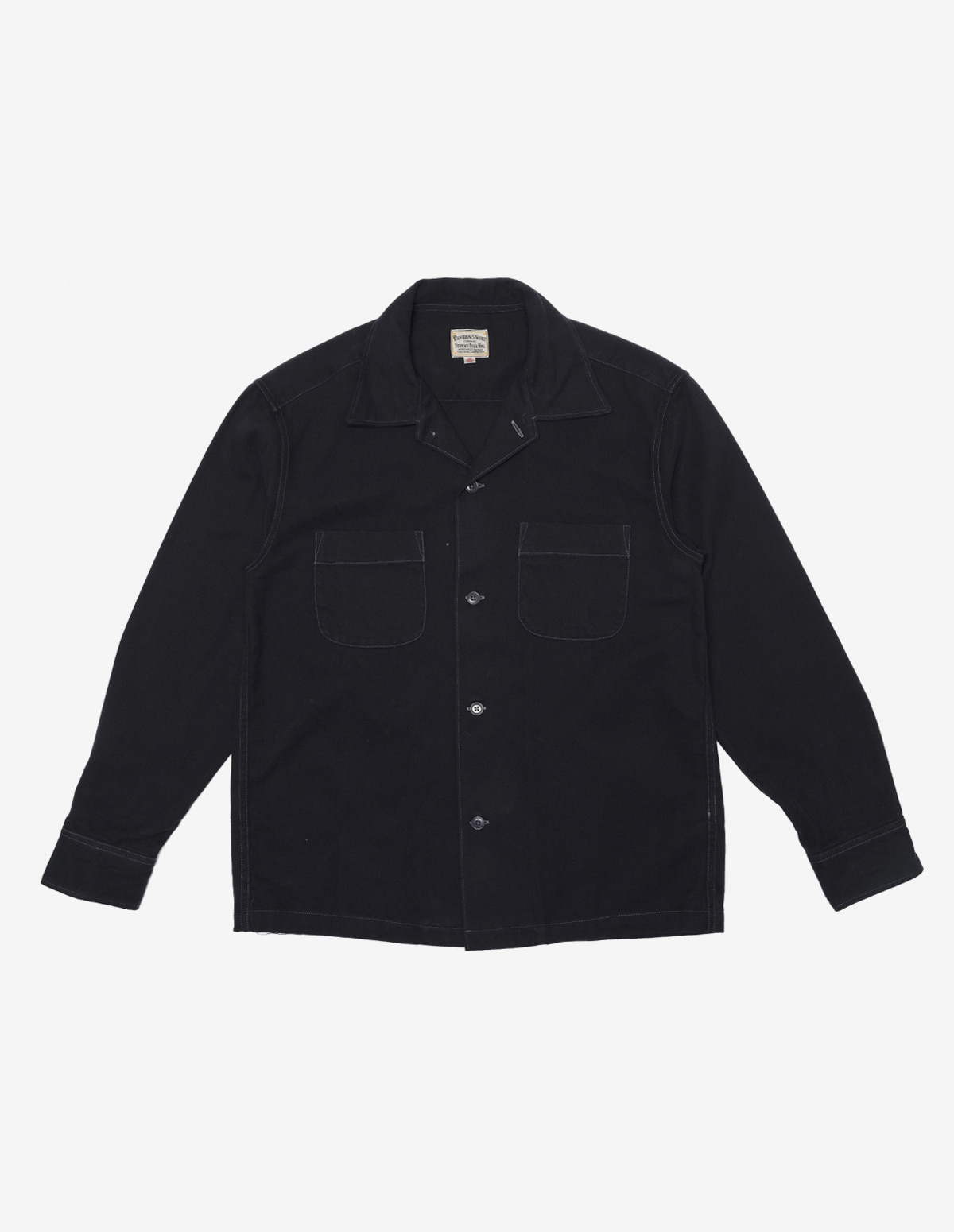 22W-POS1 Open Collar Heavy Flannel Shirts - Unipair