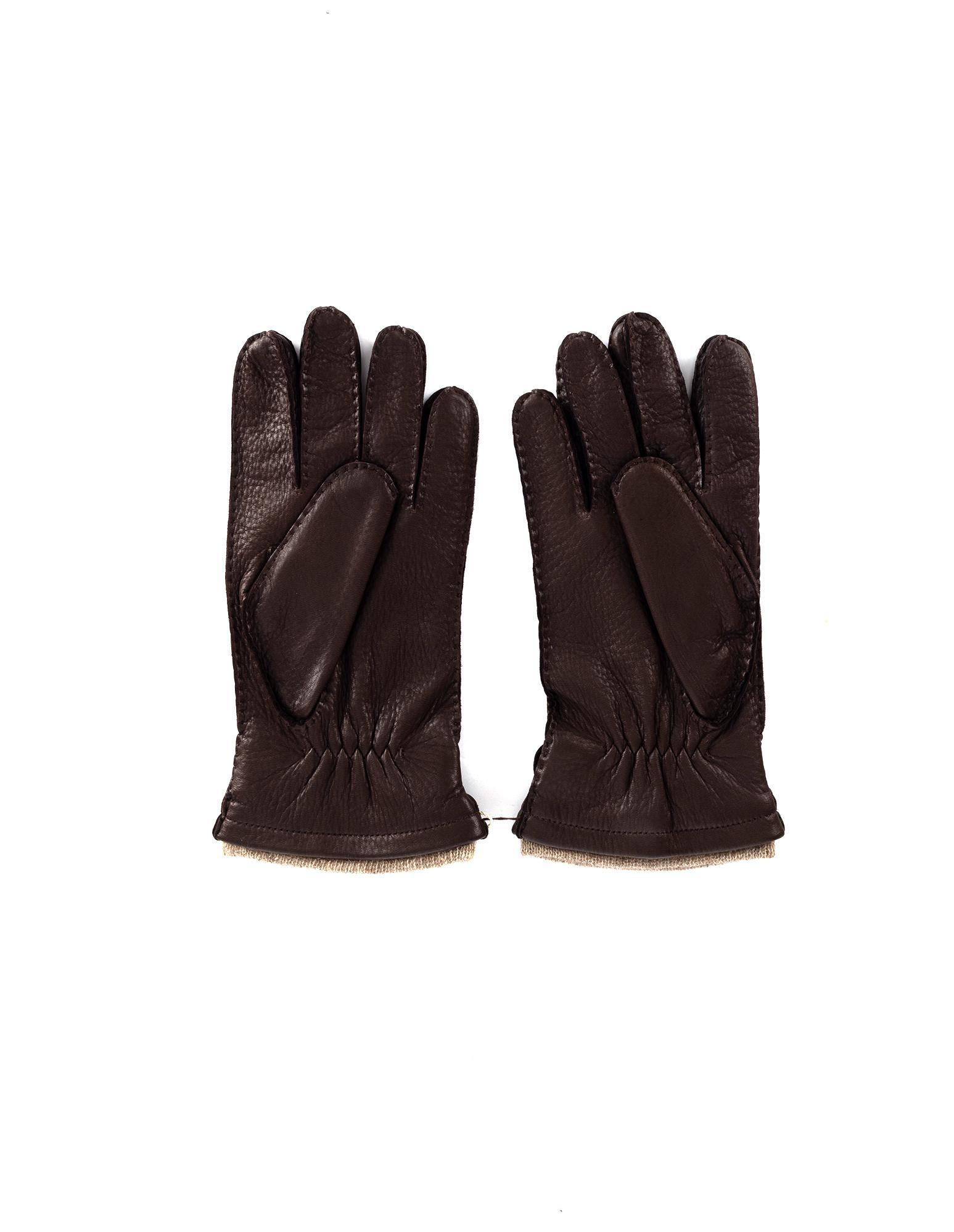 Gloucester Cashmere Lined Deerskin Leather Gloves