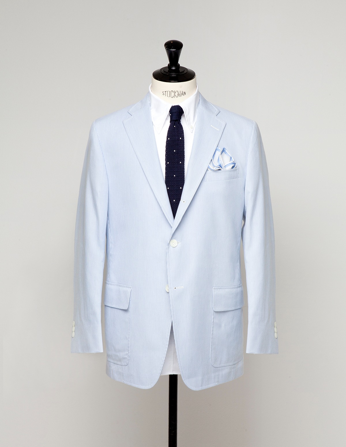 Blue White Pincord Sport Coat