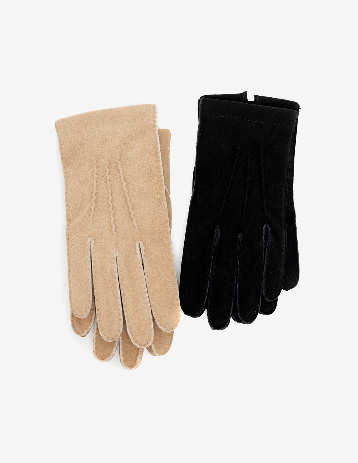 Sundorne Cashmere Lined Buckskin Leather Gloves