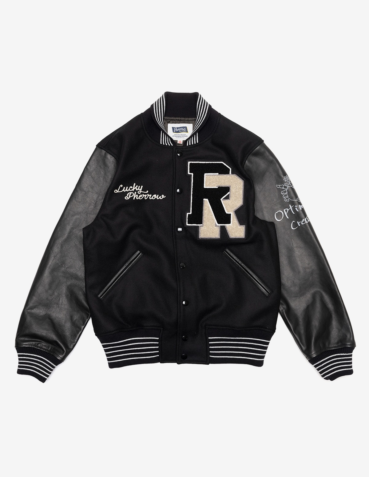 22W-PCJ-RR Leather Award Jacket