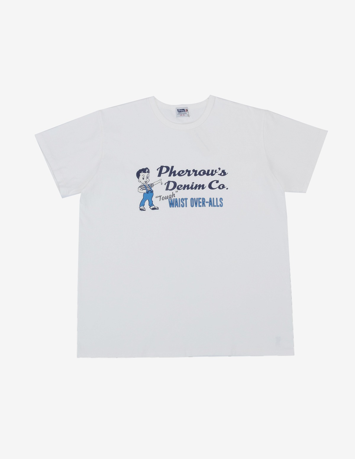23S-PMT2 Pherrow&#039;s Denim Co. T-shirts (White)