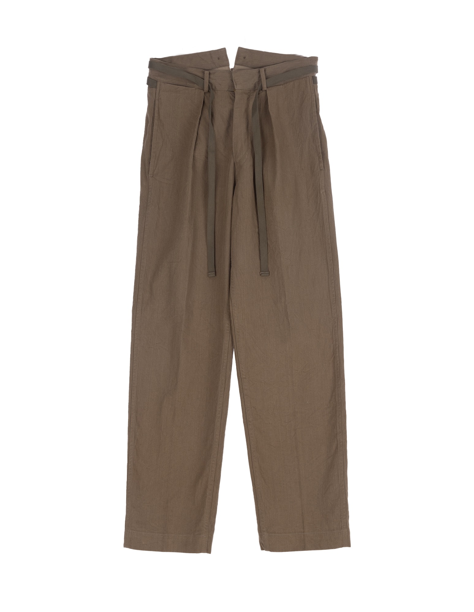 ALAIN L/C Chevron Trouser (Brown)
