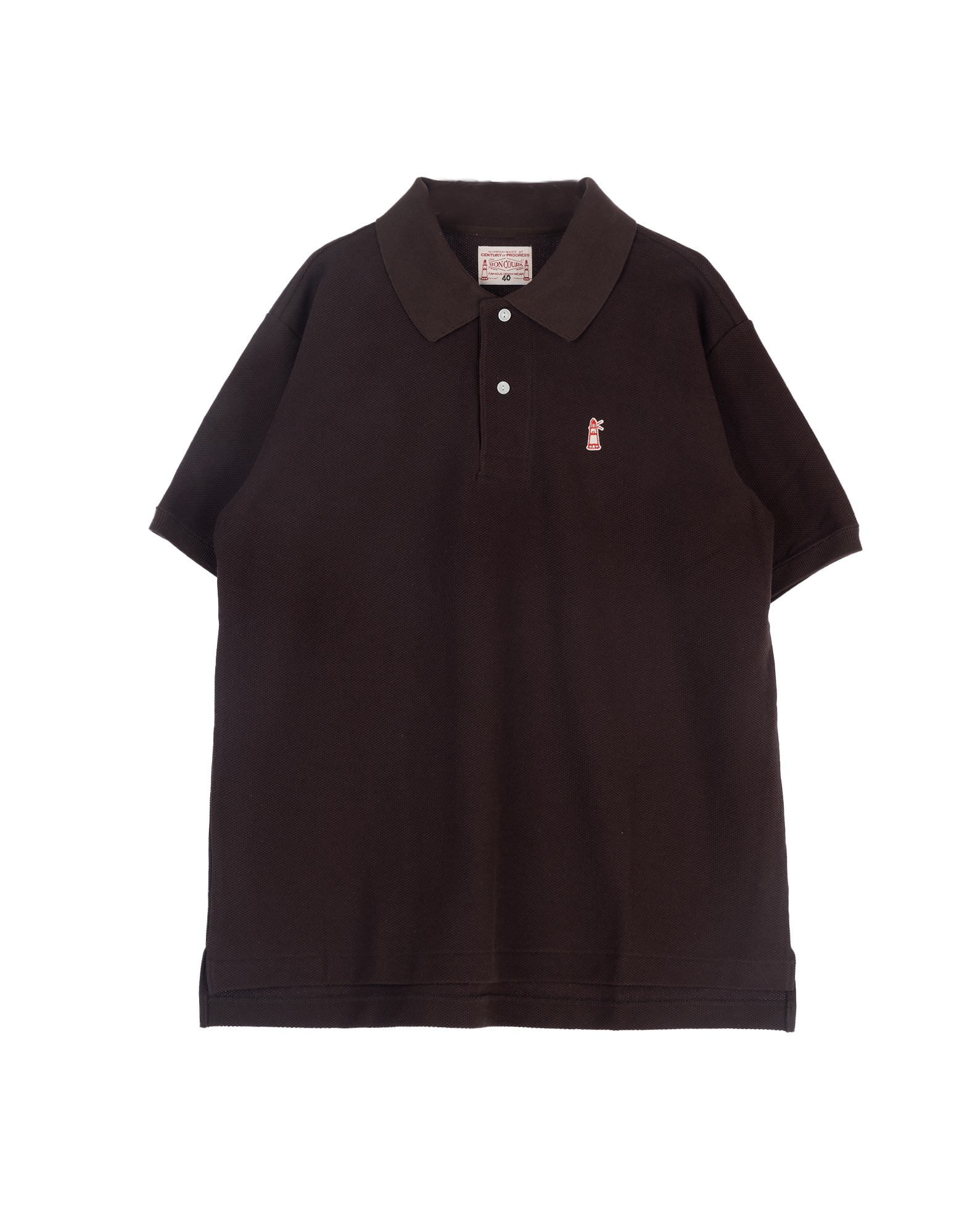 Heavyweight Polo Shirt (Brown)