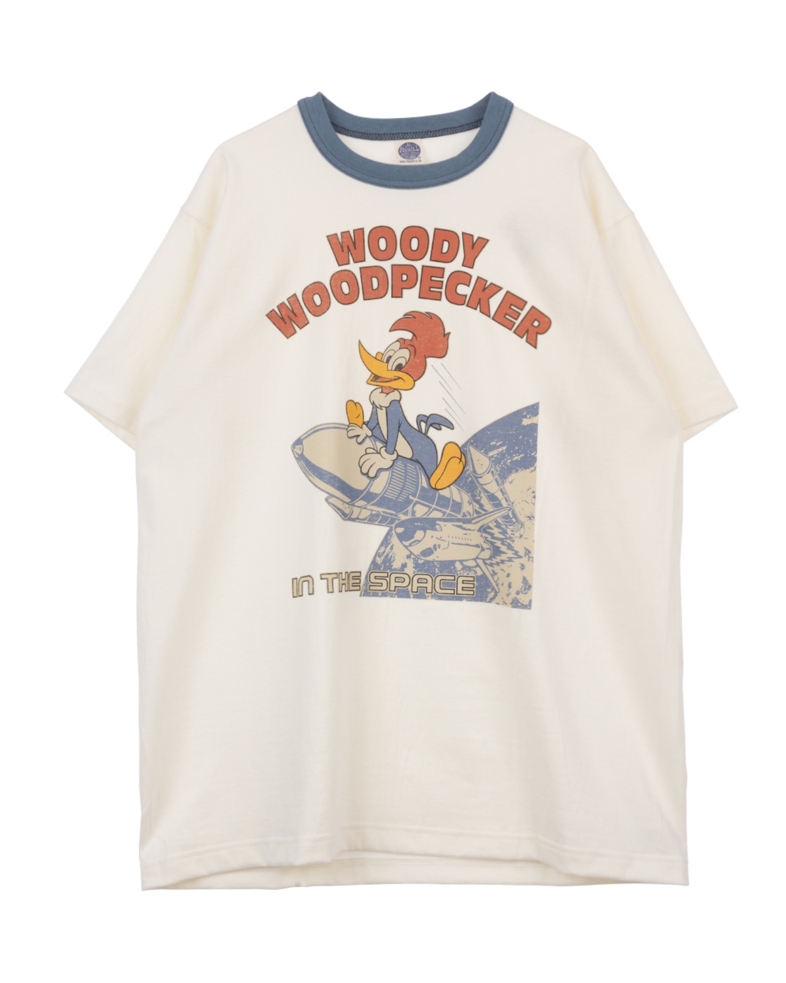 TMC2408 WOODY WOODPECKER TEE &quot;WOODY WOODPECKER IN THE SPACE&quot;(Off White)