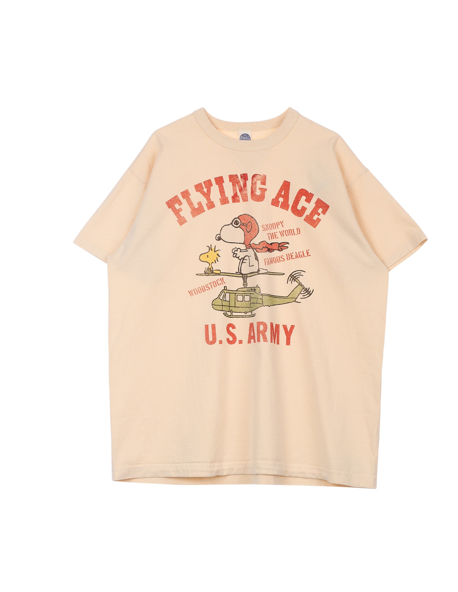 TMC2422 SNOOPY TEE SNOOPY &quot;FLYING ACE&quot; (Natural)