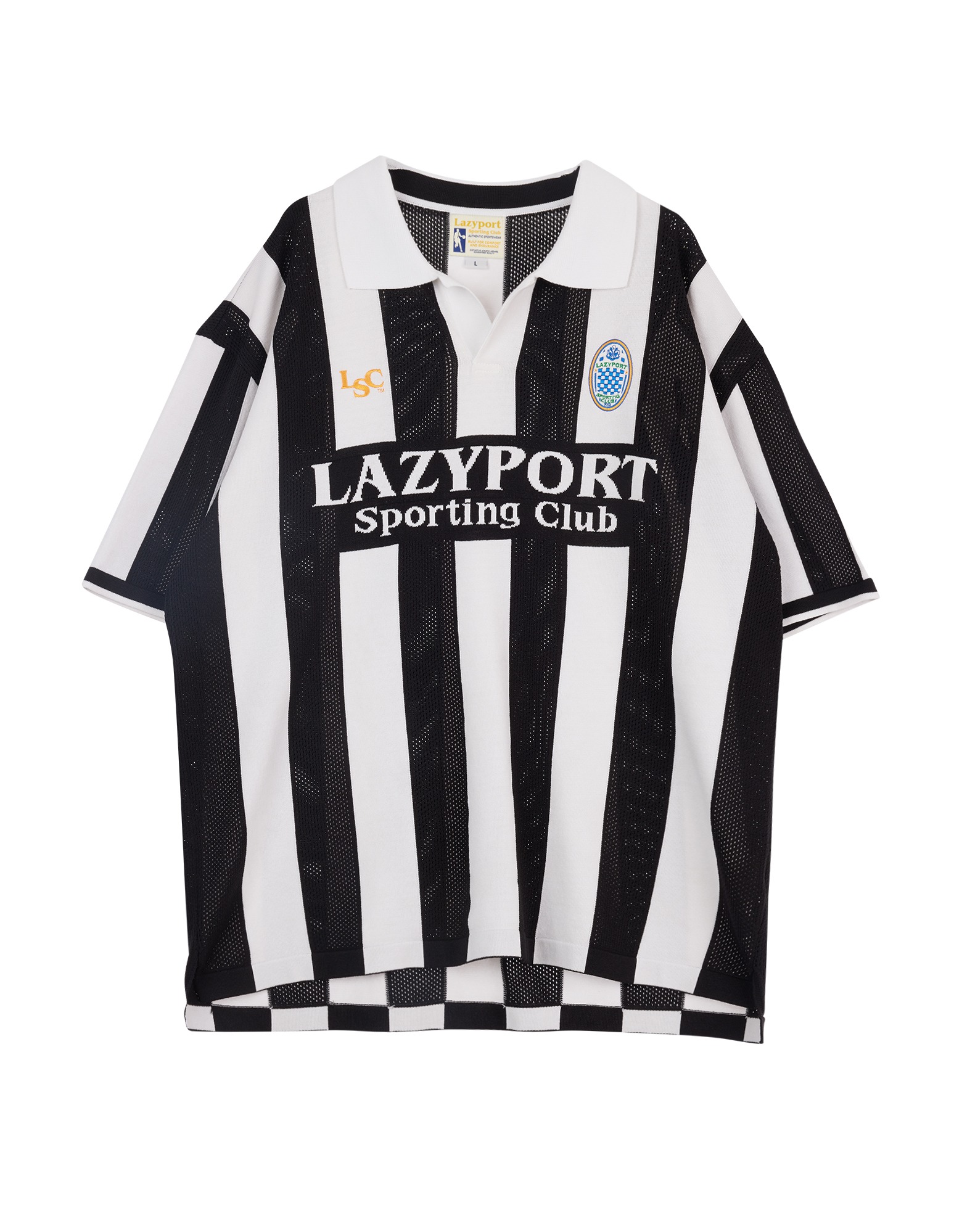 LSC Football Knit Jersey (White/Black)